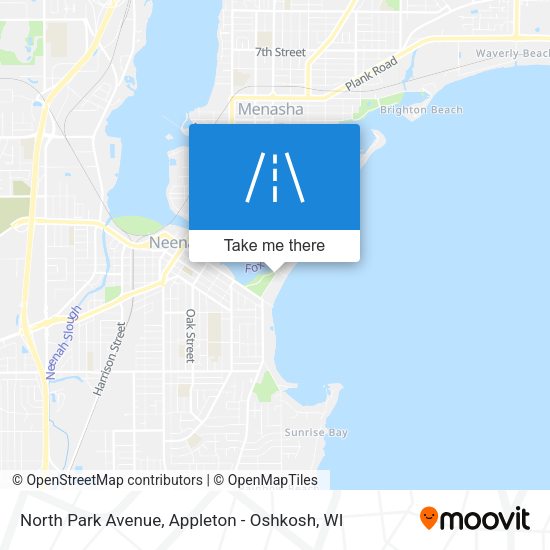 North Park Avenue map