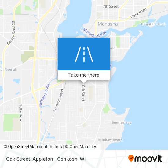 Oak Street map