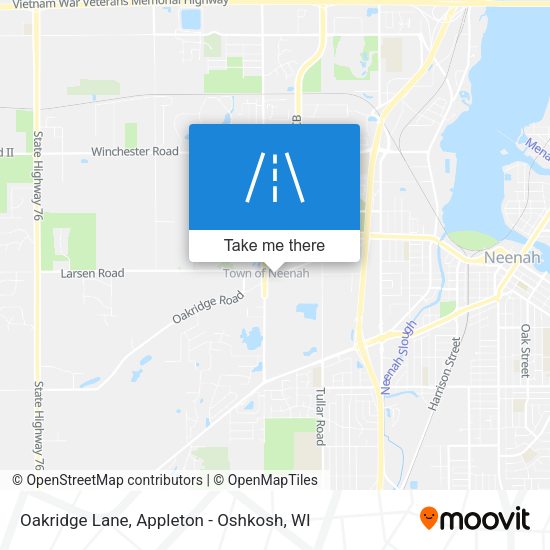 Oakridge Lane map