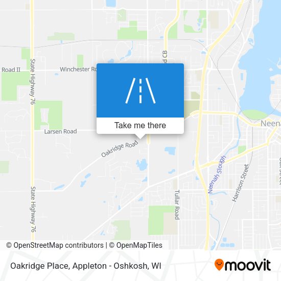 Mapa de Oakridge Place