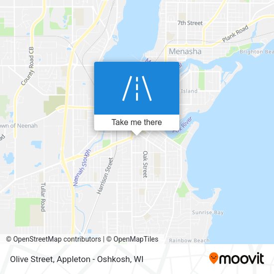 Mapa de Olive Street