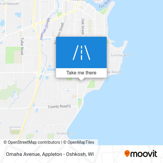 Mapa de Omaha Avenue