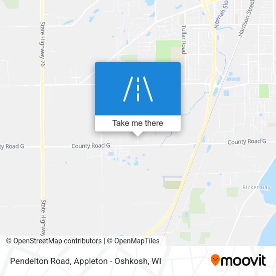 Pendelton Road map
