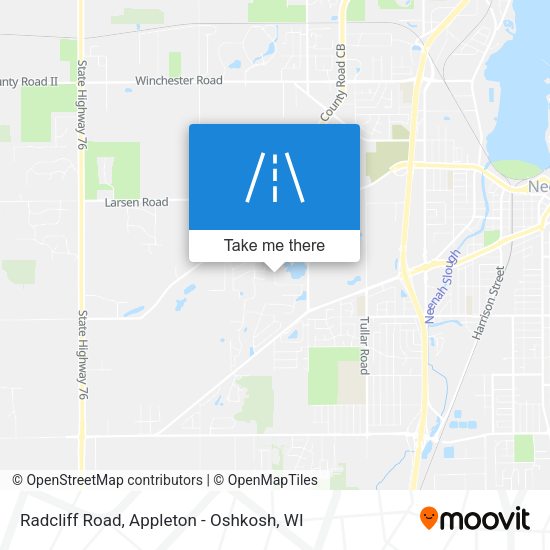 Mapa de Radcliff Road
