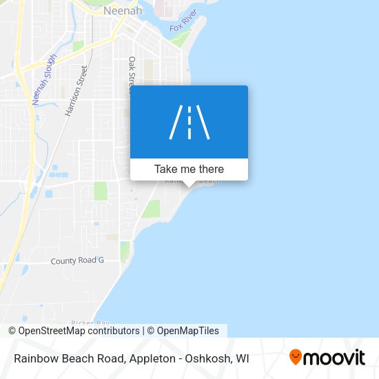 Rainbow Beach Road map