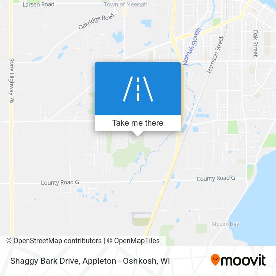 Shaggy Bark Drive map