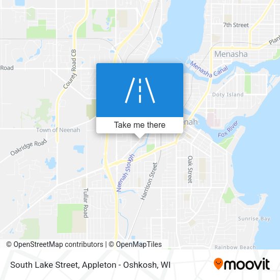 Mapa de South Lake Street