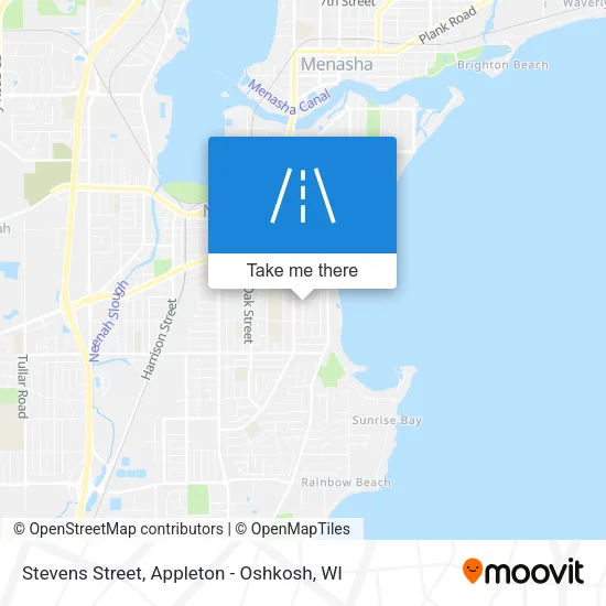 Mapa de Stevens Street