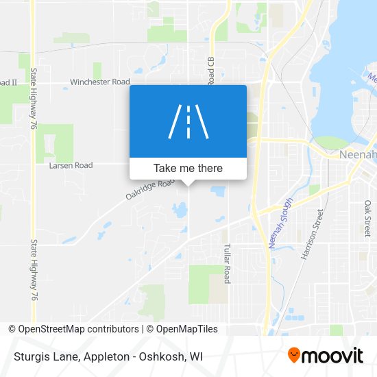 Sturgis Lane map