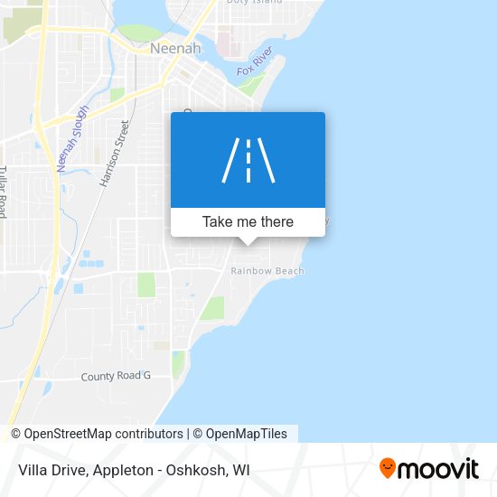 Villa Drive map
