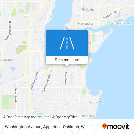 Mapa de Washington Avenue