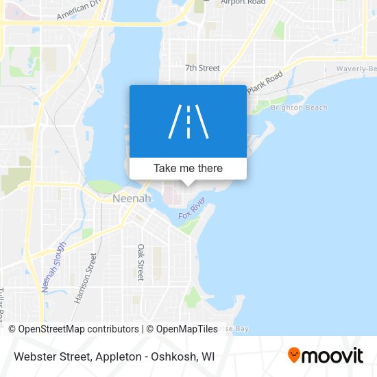 Webster Street map