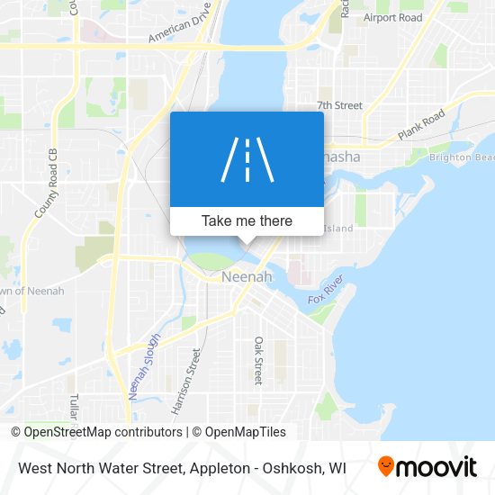 West North Water Street map