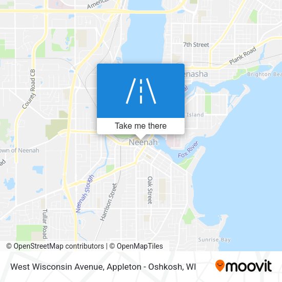West Wisconsin Avenue map