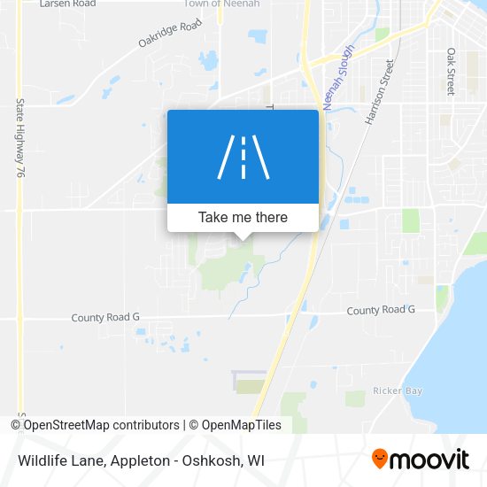 Wildlife Lane map