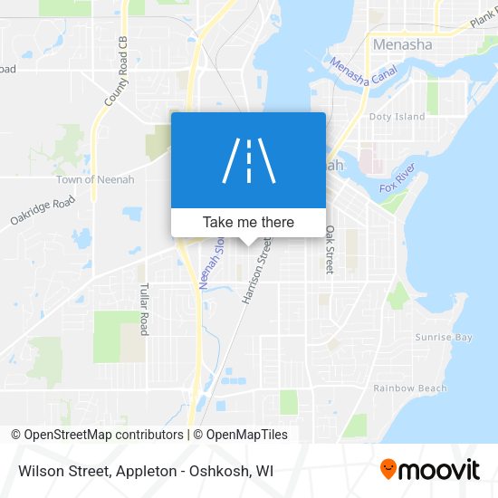 Wilson Street map