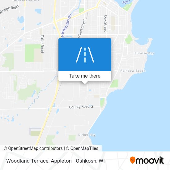 Woodland Terrace map