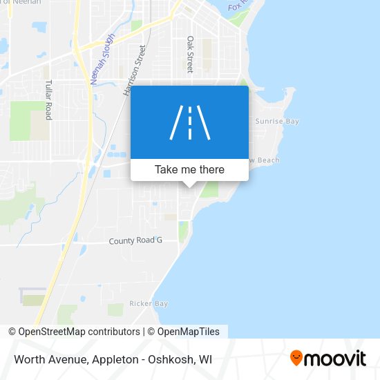 Mapa de Worth Avenue