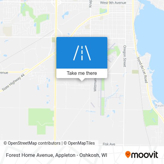 Forest Home Avenue map