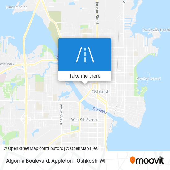 Algoma Boulevard map