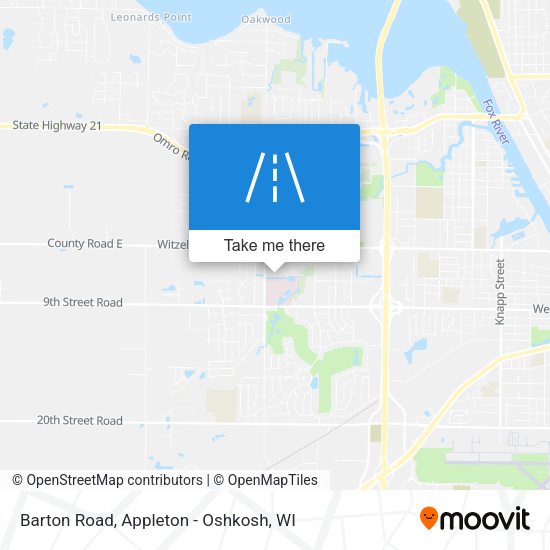 Mapa de Barton Road