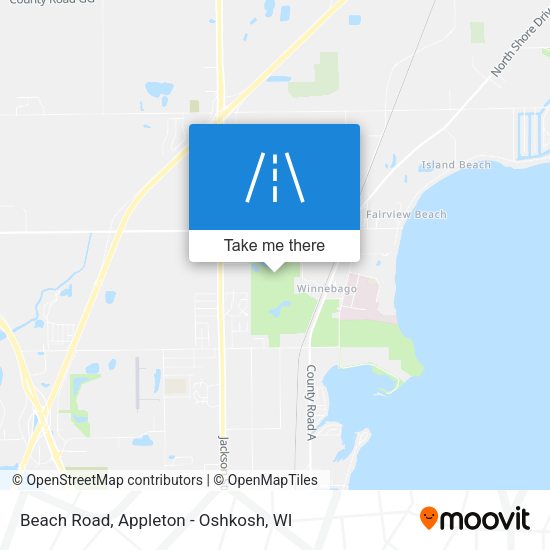 Mapa de Beach Road