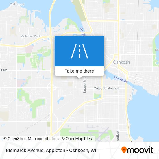 Mapa de Bismarck Avenue