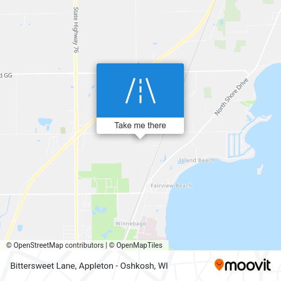 Bittersweet Lane map