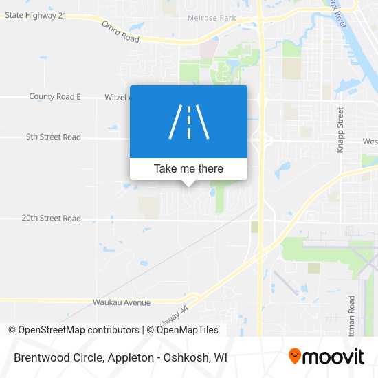 Brentwood Circle map