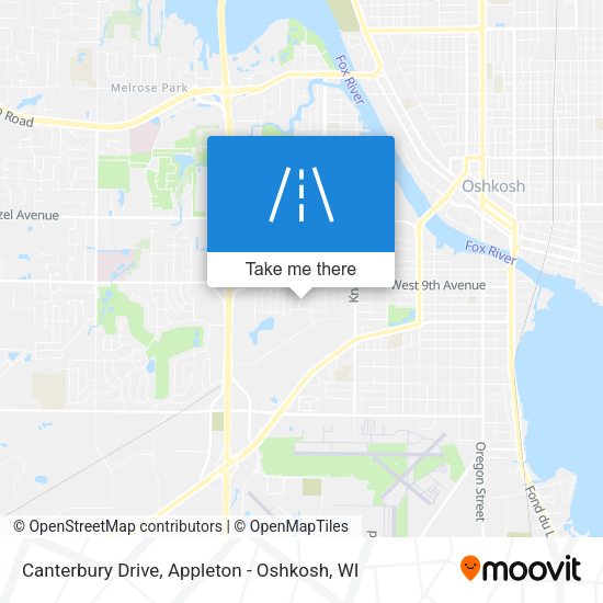 Mapa de Canterbury Drive