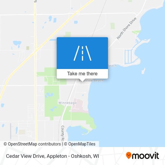 Mapa de Cedar View Drive