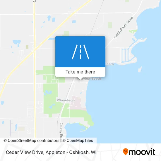 Cedar View Drive map