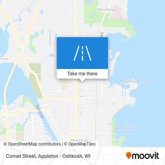 Comet Street map