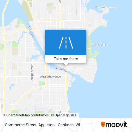 Mapa de Commerce Street