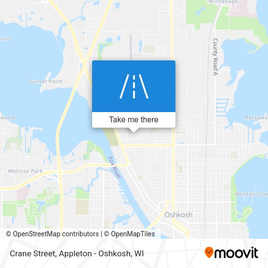 Crane Street map