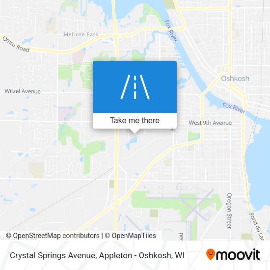 Mapa de Crystal Springs Avenue