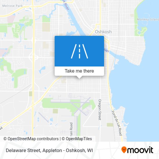Mapa de Delaware Street