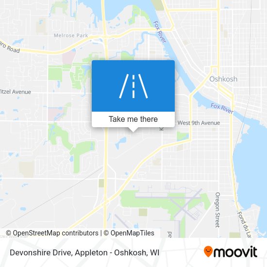 Mapa de Devonshire Drive