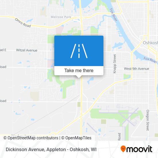 Dickinson Avenue map
