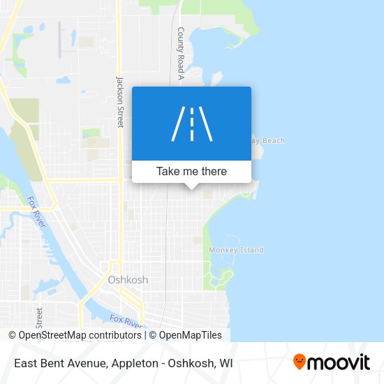 East Bent Avenue map