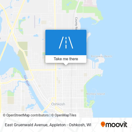 Mapa de East Gruenwald Avenue