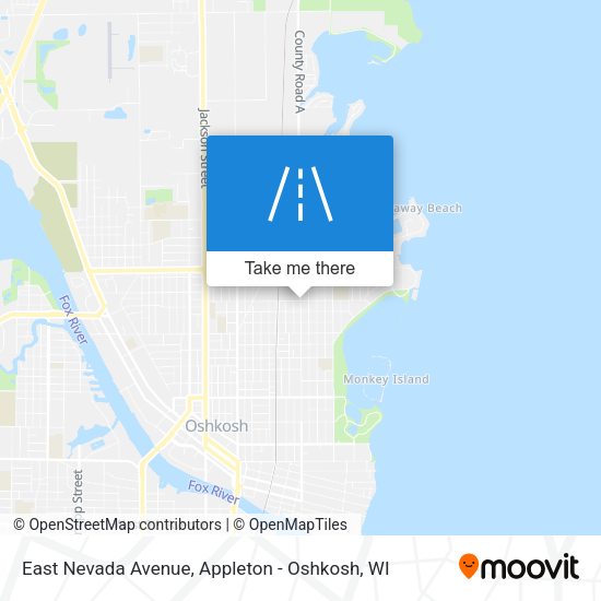 Mapa de East Nevada Avenue