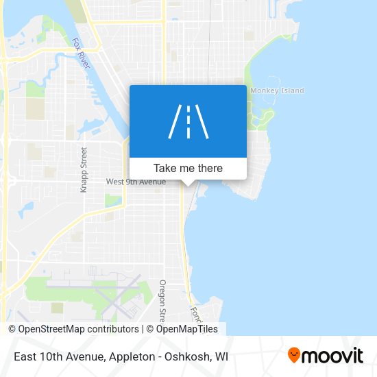 Mapa de East 10th Avenue