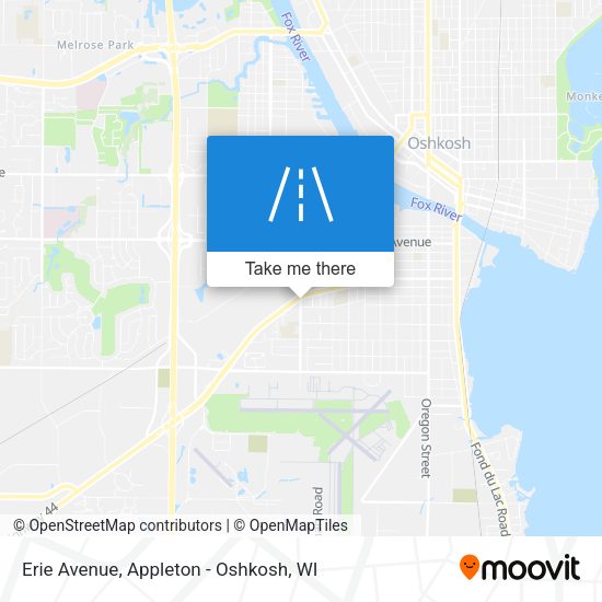 Erie Avenue map