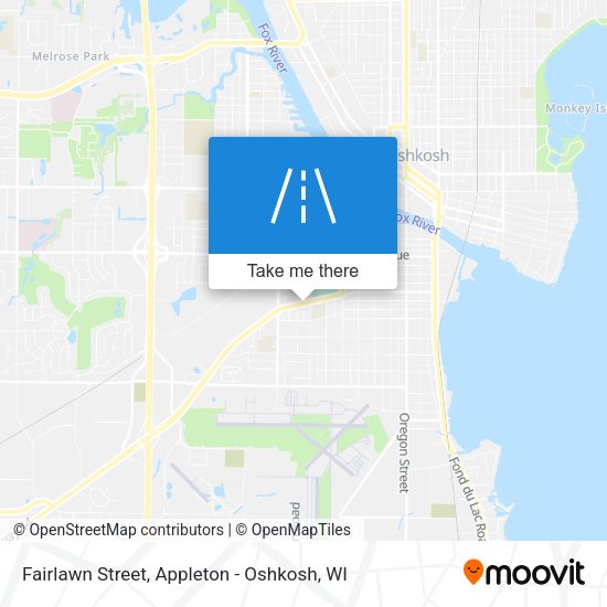 Mapa de Fairlawn Street