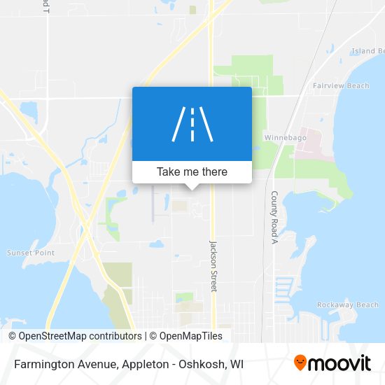 Mapa de Farmington Avenue