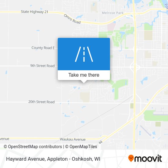 Hayward Avenue map