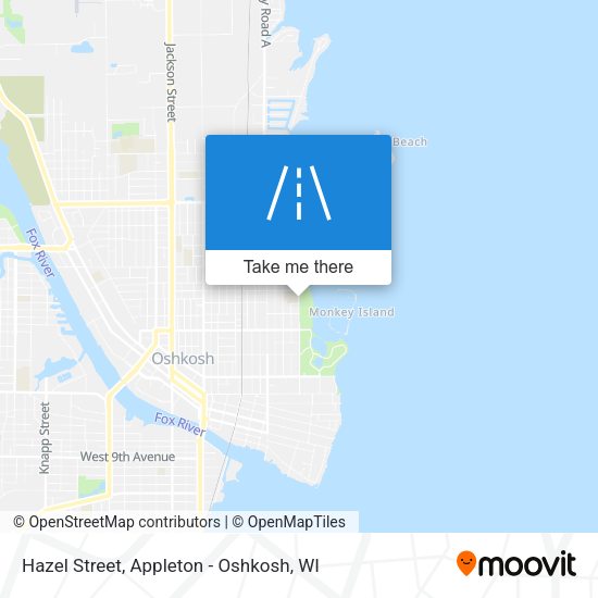 Mapa de Hazel Street