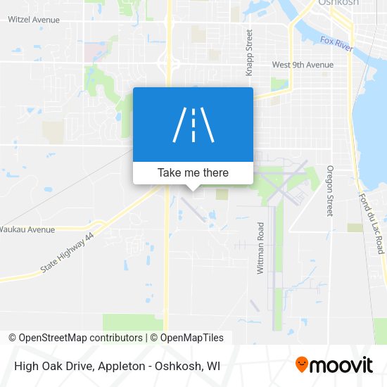 High Oak Drive map