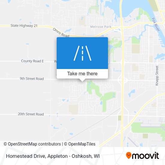 Mapa de Homestead Drive